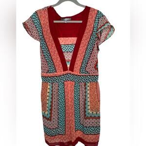 NY Collection Woman Aztec Print Tunic Size 1X